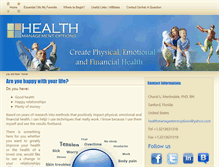 Tablet Screenshot of healthmanagementoptions.com